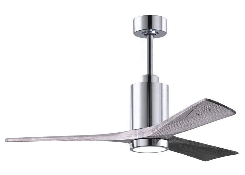 Matthews Fan Company Patricia PA3-CR-BW-52 52``Ceiling Fan, Polished Chrome Finish - LightingWellCo