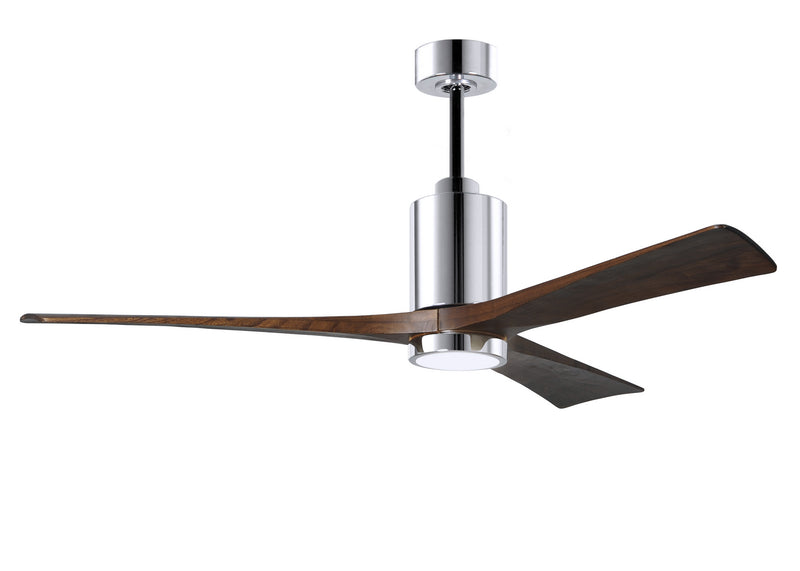 Matthews Fan Company Patricia PA3-CR-WA-60 60``Ceiling Fan, Polished Chrome Finish - LightingWellCo