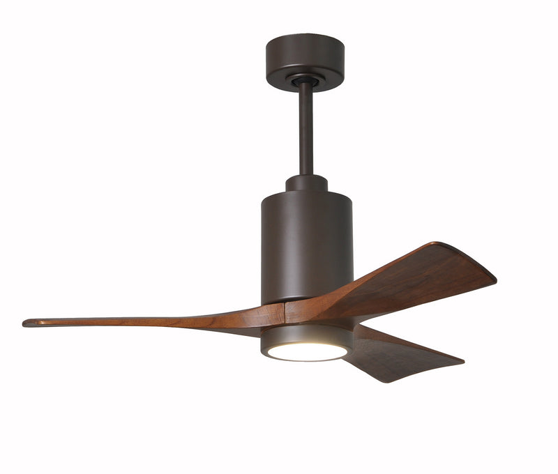 Matthews Fan Company Patricia PA3-TB-WA-42 42``Ceiling Fan, Textured Bronze Finish - LightingWellCo