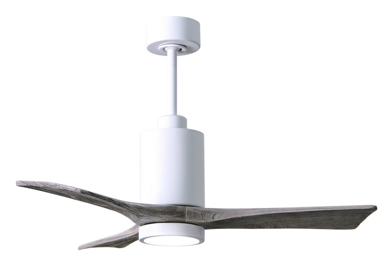 Matthews Fan Company Patricia PA3-WH-BW-42 42``Ceiling Fan, Gloss White Finish - LightingWellCo