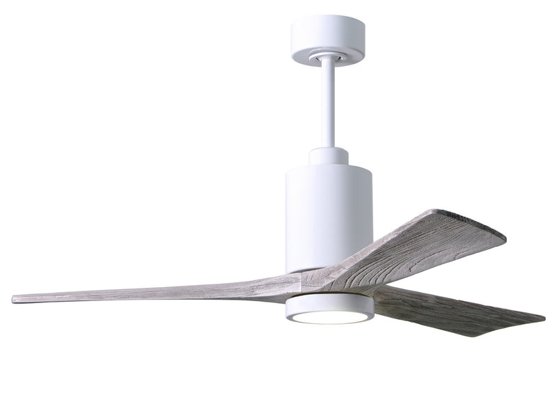 Matthews Fan Company Patricia PA3-WH-BW-52 52``Ceiling Fan, Gloss White Finish - LightingWellCo