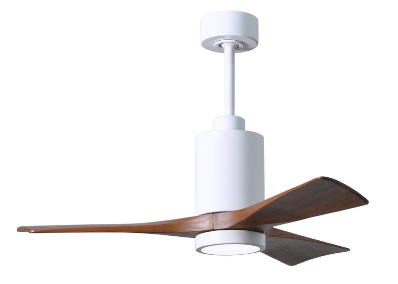 Matthews Fan Company Patricia PA3-WH-WA-42 42``Ceiling Fan, Gloss White Finish - LightingWellCo