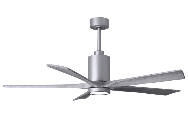 Matthews Fan Company Patricia PA5-BN-BW-60 60``Ceiling Fan, Brushed Nickel Finish - LightingWellCo