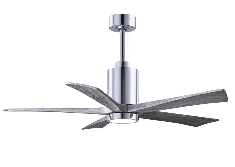 Matthews Fan Company Patricia PA5-CR-BW-52 52``Ceiling Fan, Polished Chrome Finish - LightingWellCo