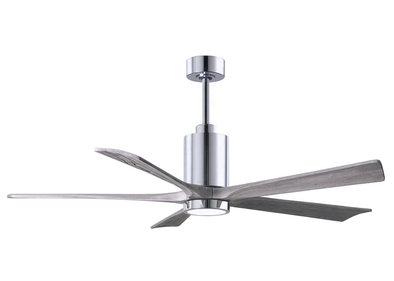 Matthews Fan Company Patricia PA5-CR-BW-60 60``Ceiling Fan, Polished Chrome Finish - LightingWellCo