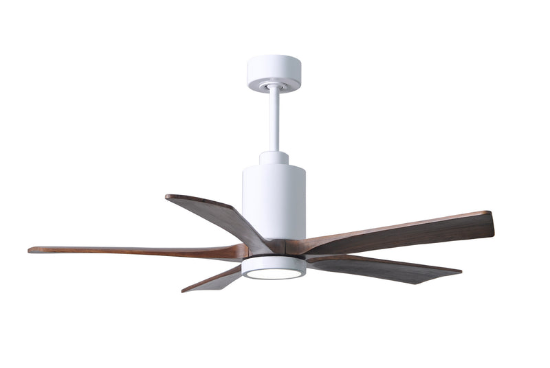 Matthews Fan Company Patricia PA5-WH-WA-52 52``Ceiling Fan, Gloss White Finish - LightingWellCo