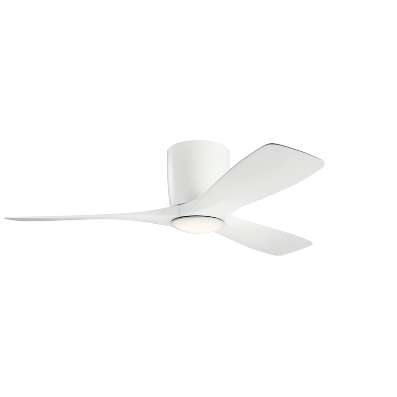 Kichler 300032MWH 48``Ceiling Fan, Matte White Finish - LightingWellCo