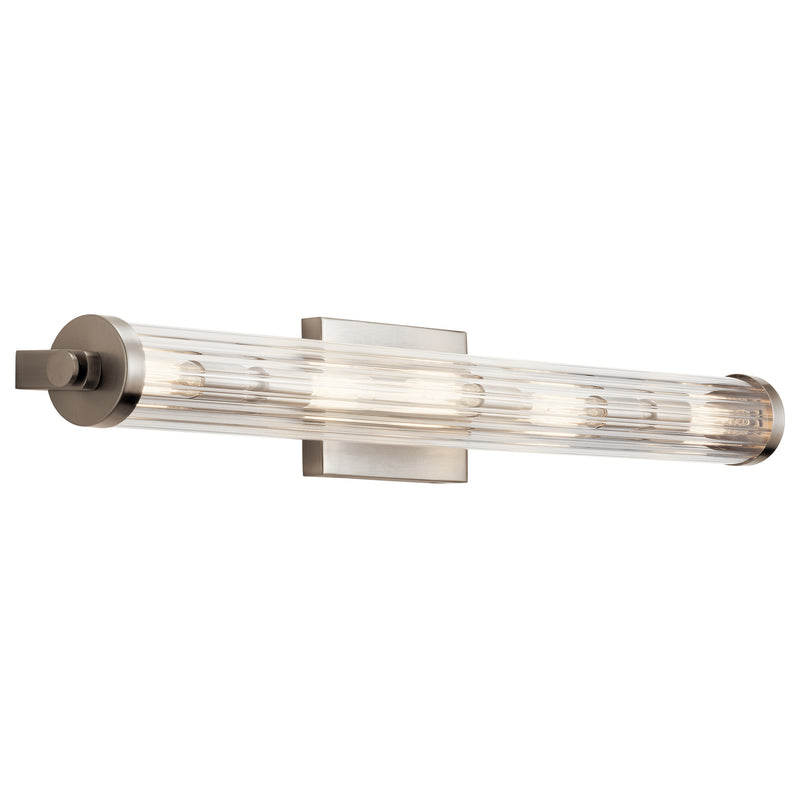 Kichler 45650CLP Five Light Linear Bath, Classic Pewter Finish - LightingWellCo