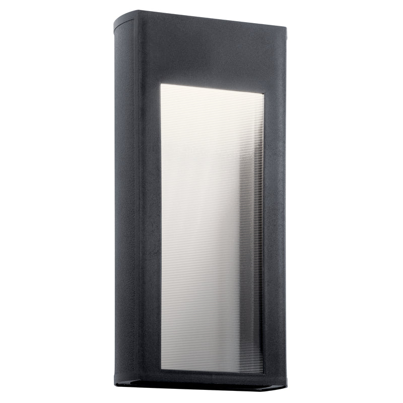 Kichler 49362BKTLED LED Outdoor Wall Mount, Textured Black Finish - LightingWellCo