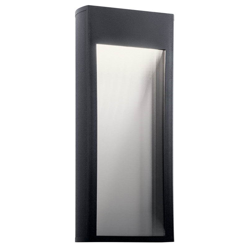 Kichler 49363BKTLED LED Outdoor Wall Mount, Textured Black Finish - LightingWellCo