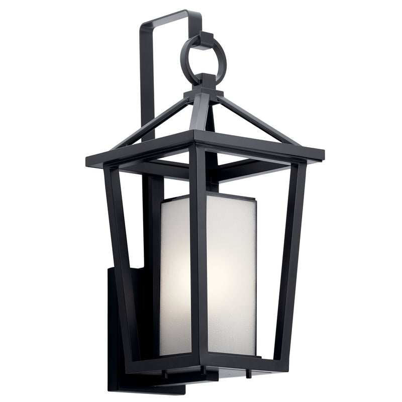 Kichler 49877BK One Light Outdoor Wall Mount, Black Finish - LightingWellCo