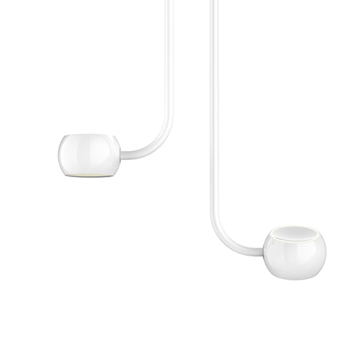 Kuzco Lighting Flux MP46608-GWH LED Pendant, White Finish - LightingWellCo