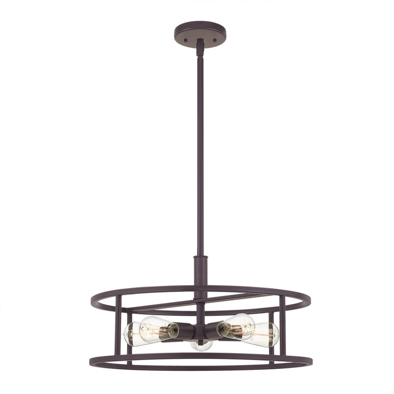 Quoizel NHR2820WT Five Light Pendant, Western Bronze Finish - LightingWellCo