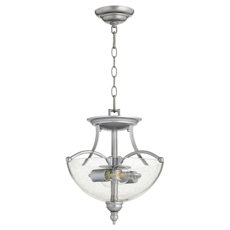 Quorum 2877-14-64 Two Light Dual Mount, Classic Nickel Finish - LightingWellCo