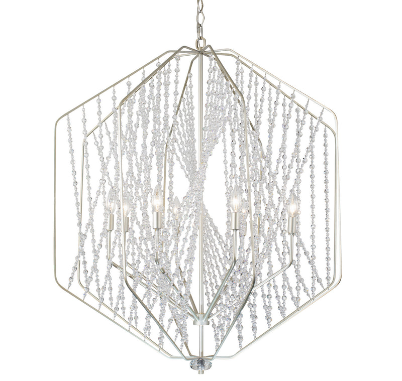 Varaluz 321P06SO Six Light Pendant, Silverado Finish - LightingWellCo