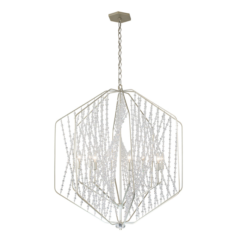 Varaluz 321P08SO Eight Light Pendant, Silverado Finish - LightingWellCo