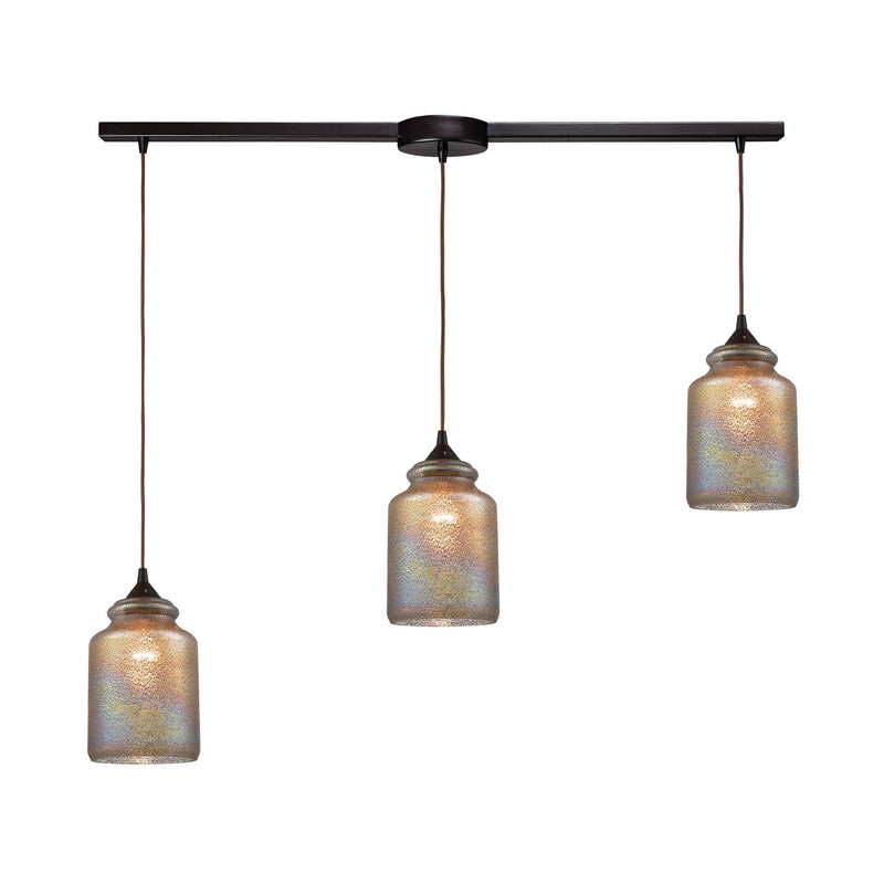 ELK Home 85257/3L Three Light Pendant, Oil Rubbed Bronze Finish - At LightingWellCo