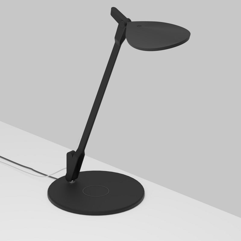 Koncept SPY-W-MTB-USB-QCB LED Desk Lamp, Matte Black Finish - LightingWellCo