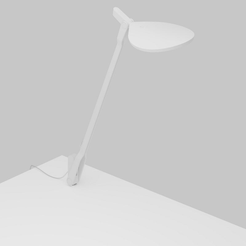 Koncept SPY-W-MWT-USB-THR LED Desk Lamp, Matte White Finish - LightingWellCo