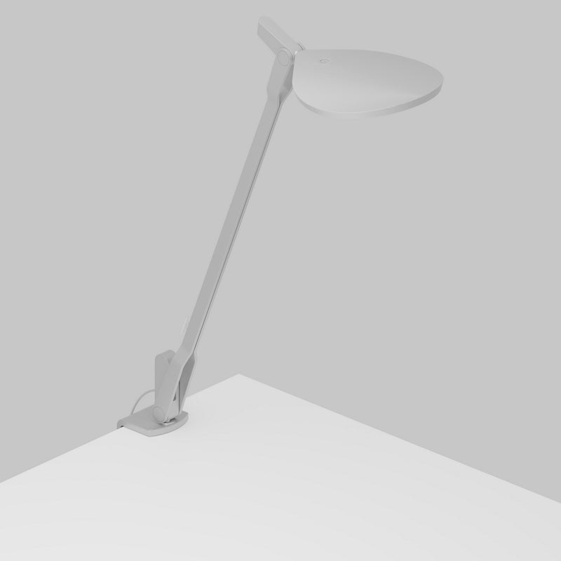 Koncept SPY-W-SIL-USB-CLP LED Desk Lamp, Silver Finish - LightingWellCo