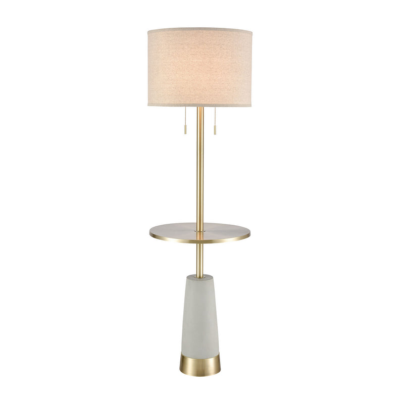 ELK Home 77129 Two Light Floor Lamp, Polished Concrete Finish-LightingWellCo