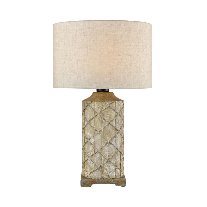 ELK Home D4388 One Light Table Lamp, Antique Gray Finish-LightingWellCo